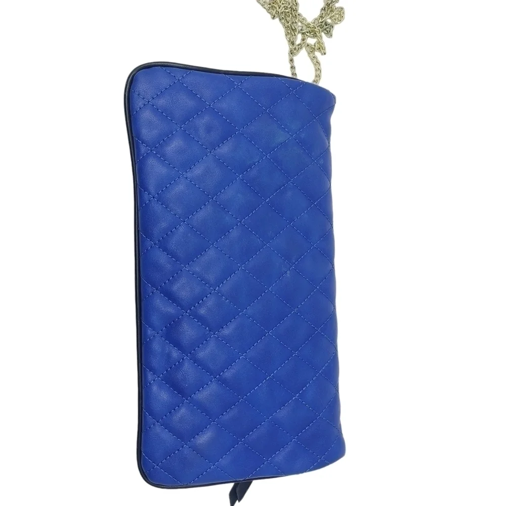 Urban Expressions | Women's Royal Blue Fold Front Crossbody Bag (One Size)